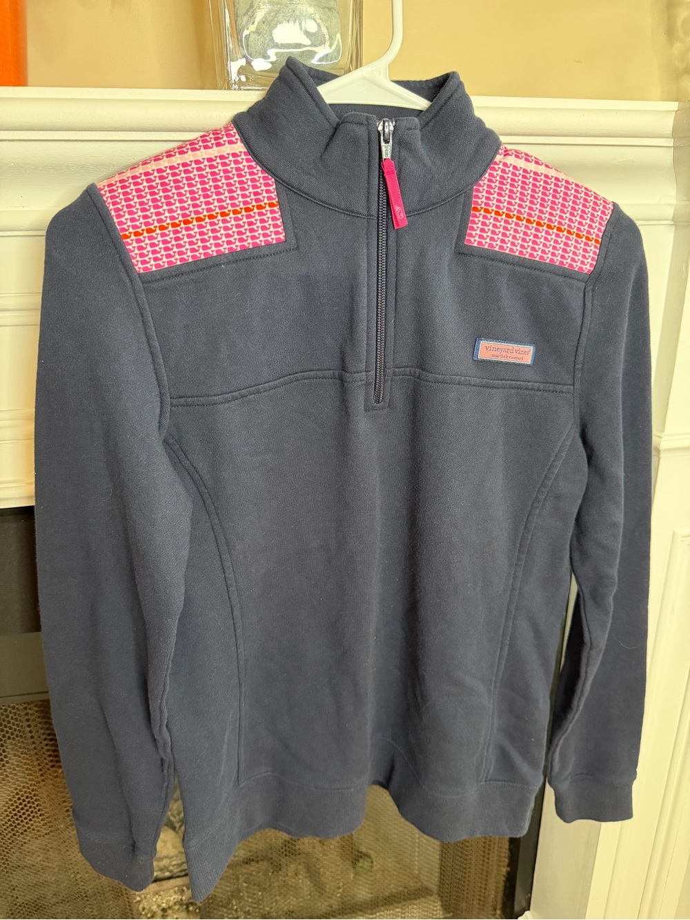Classic Vineyard Vines 1/4 Zip Shep Shirt Pullover Sweatshirt XS